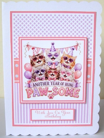 Pawsome Birthday Mini Kit 5x7 (3) by Margaret McCartney