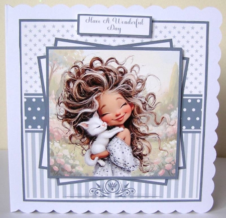 Kitty Cuddles Mini Kit 7x7 (5) by Margaret McCartney