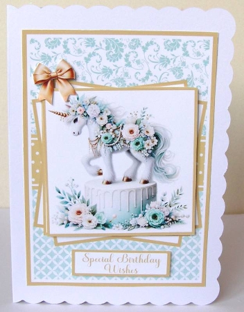 Birthday Unicorn #3 Mini Kit 5x7 (3) by Margaret McCartney