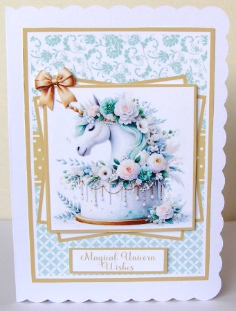 Birthday Unicorn #3 Mini Kit 5x7 (3) by Margaret McCartney