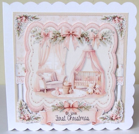 Christmas Baby 1 6x6 by Margaret McCartney