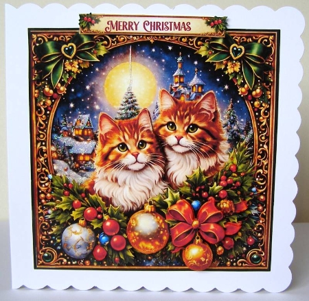 Soft purrs beneath the tree by Margaret McCartney