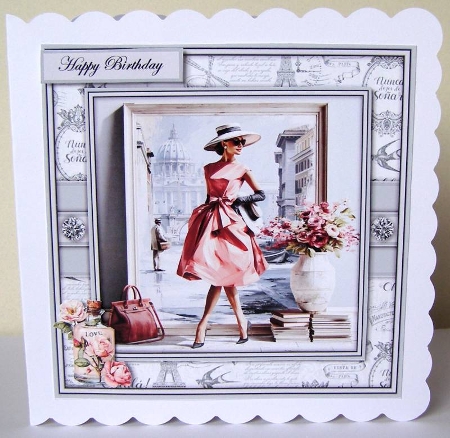 Vintage Parisian Fashion 2 - Mini Kit 6x6 by Margaret McCartney
