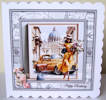 Vintage Parisian Fashion 2 - Mini Kit 6x6 by Margaret McCartney