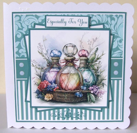 Floral Perfume Mini Kit 7x7 (5) by Margaret McCartney