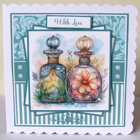 Floral Perfume Mini Kit 7x7 (5) by Margaret McCartney