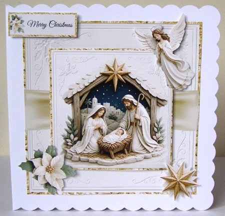 The Nativity 2 Mini Kit 6x6 & 5x7 Cards by Margaret McCartney