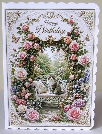 happy birthday in the pink by Margaret McCartney