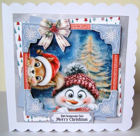 Peek a Boo Christmas 14 6x6 by Margaret McCartney
