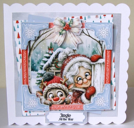 Peek a Boo Christmas 17 6x6 by Margaret McCartney