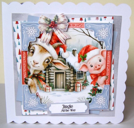 Peek a Boo Christmas 17 6x6 by Margaret McCartney