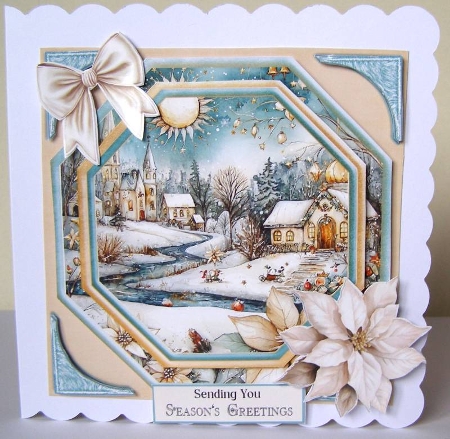 Scenes of Winter 1 6x6 by Margaret McCartney