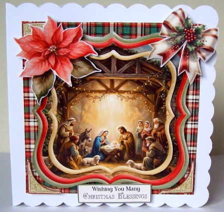 Scenes of Christmas 8 6x6 by Margaret McCartney