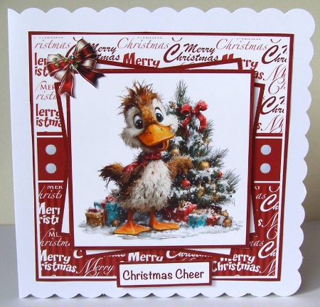 Christmas Quackers Mini Kit 7x7 (5) by Margaret McCartney