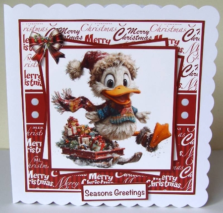 Christmas Quackers Mini Kit 7x7 (5) by Margaret McCartney
