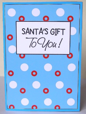 Christmas Pop-Up Gift Card K-2 by Margaret McCartney