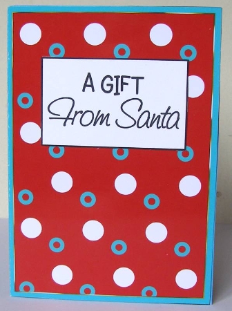 Christmas Pop-Up Gift Card K-3 by Margaret McCartney