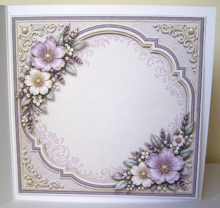 Lavender Boutique Blank Insert  by Margaret McCartney