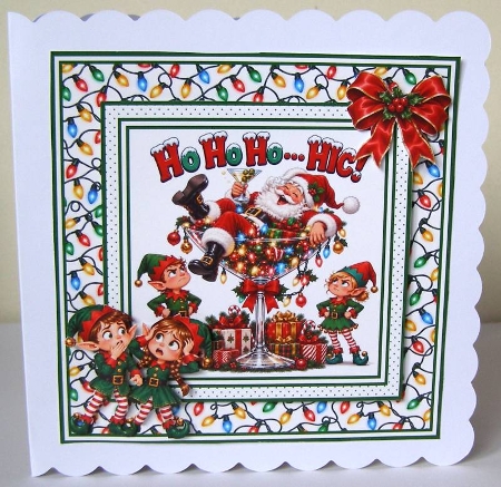 Minikit Tipsy Santa Claus by Margaret McCartney