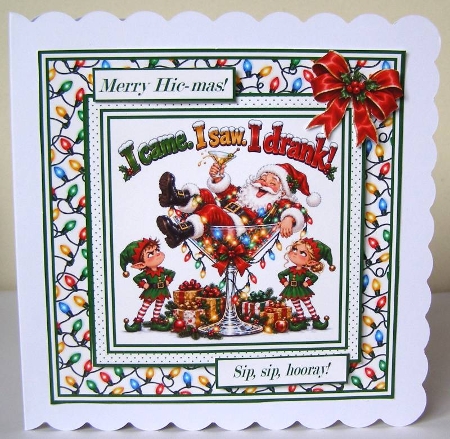 Minikit Tipsy Santa Claus by Margaret McCartney