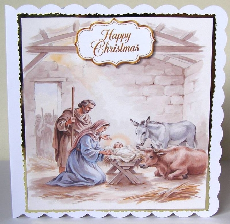AI Christmas Nativity Scene - 26 by Margaret McCartney