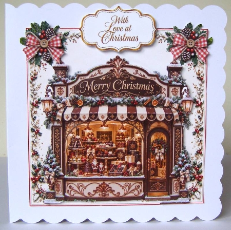 Luxury Christmas Chocolate & Sweet Shop Decoupage Topper Kit by Margaret McCartney