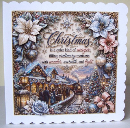 Quiet Kind Of Magic Mini Kit **Includes 5X7, 6x6, 7x7 8X8 Card Bases**    Featured Gallery Photo