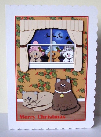 Christmas Cats It's Cold Outside by Margaret McCartney