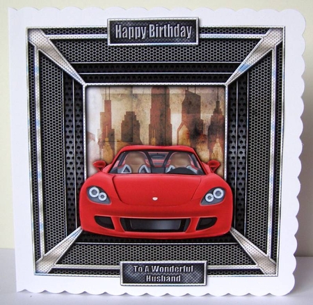 Red Sports Car Mini Kit by Margaret McCartney