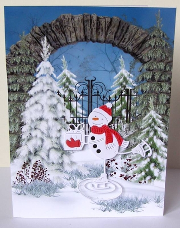 Christmas Snow Scenes by Margaret McCartney