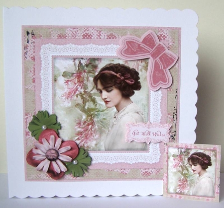 Big Bow Vintage Lady Multi Use Mini Kit by Margaret McCartney