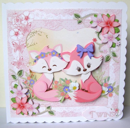 Cute Little Best Friend Foxes Mini Kit  Sisters, Twins by Margaret McCartney