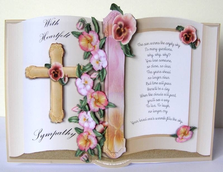 Pansy Sympathy Book by Margaret McCartney