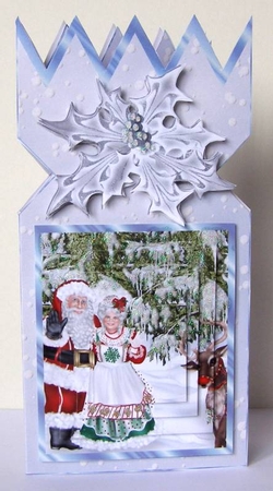 Christmas cracker the Clauses card kit by Margaret McCartney