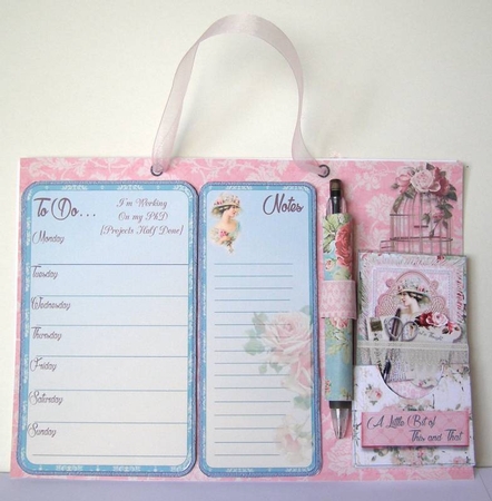 Grandmas Vintage Attic A4 Organiser/Planner by Margaret McCartney