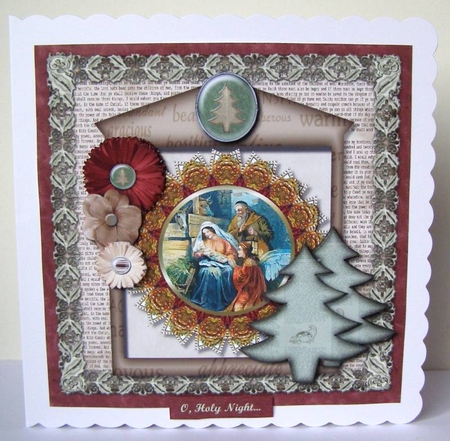 Christmas Nativity Vintage by Margaret McCartney