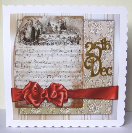 Robins Christmas 4x4 Wreath, Tree/Card Decoration. by Margaret McCartney