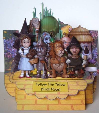Wizard Of Oz 3D Shelf Card Kit by Margaret McCartney