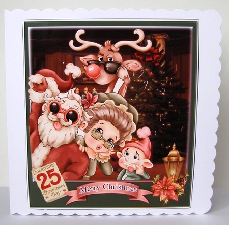 Mini Kit- Christmas Selfie #4 by Margaret McCartney