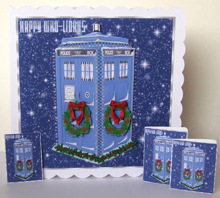 Happy Who - Lidays 6x6 by Margaret McCartney