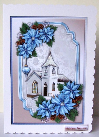 Christmas Church Mini kit by Margaret McCartney