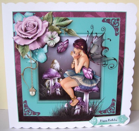 Deep In The Forest Card Front Kit by Margaret McCartney