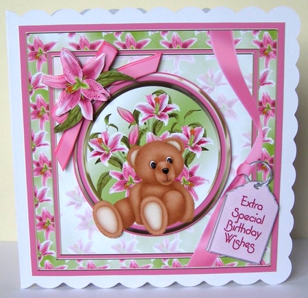 Stargazer Lily Bear by Margaret McCartney