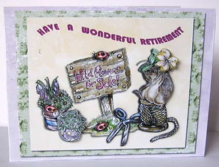 Retirement - Hedgehog Wildflower Sale by Margaret McCartney