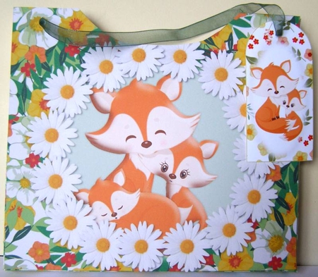 Foxy Family  Rock the Shelf Card & Gift Bag Kit by Margaret McCartney