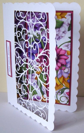Spring Trio Card Topper - Pink by Margaret McCartney