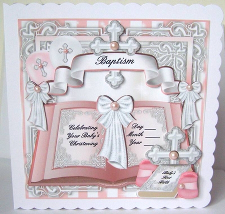 Christening or Baptism - Baby Girl by Margaret McCartney