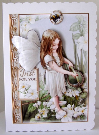 Forest Fairy Evie 4 Sheet Mini Kit Cream by Margaret McCartney