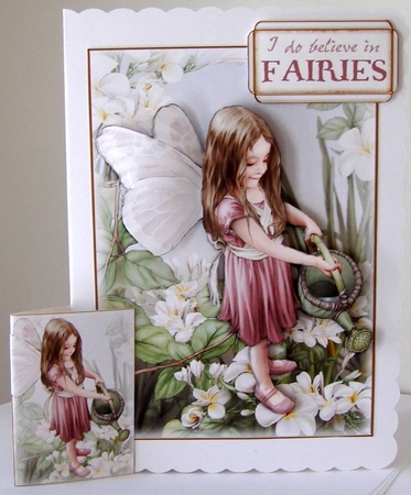 Forest Fairy Evie 4 Sheet Mini Kit Dark Pink by Margaret McCartney
