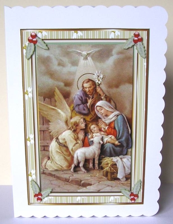 A Child is Born Christmas Topper by Margaret McCartney